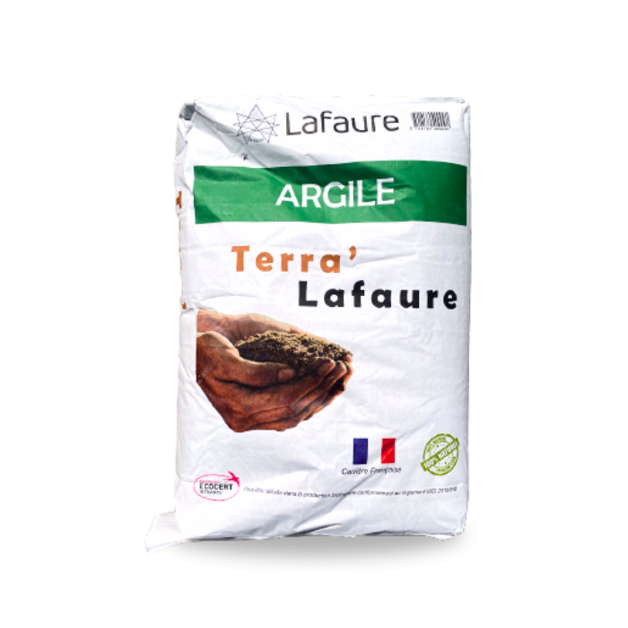 Argile bentonite Terra LAFAURE Farine - Sac de 25 kg