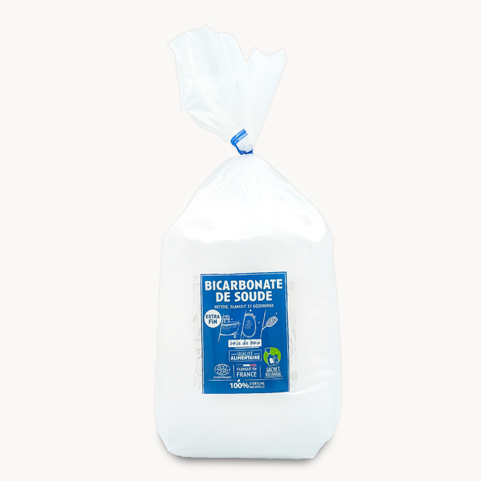 Bicarbonate alimentaire extra-fin - Sac «Open-up» 3 kg - Ecocert