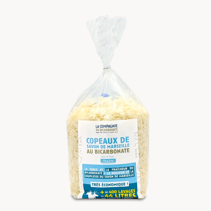 Copeaux de Savon de Marseille au BICARBONATE - 1 Kg