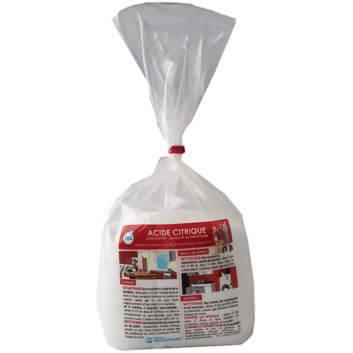 Acide citrique 1 kg ( qualité alimentaire )
