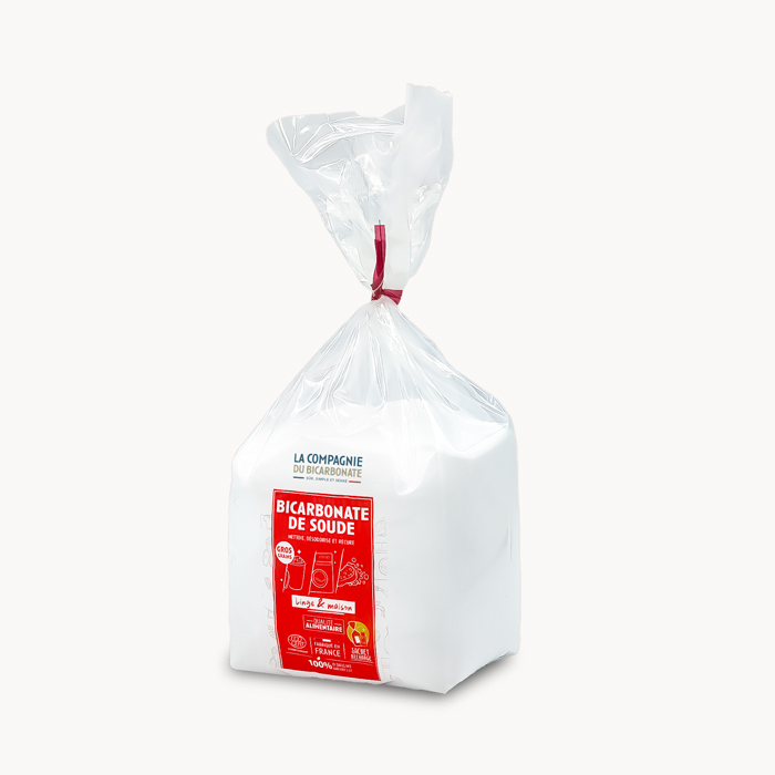 bicarbonate de soude gros 1kg vu de côté