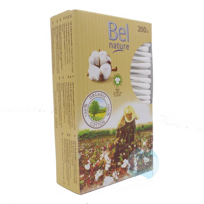 200 cotons tiges bios de la compagnie du Bicarbonate