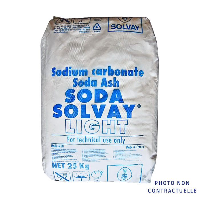 Carbonate de sodium en 25kg