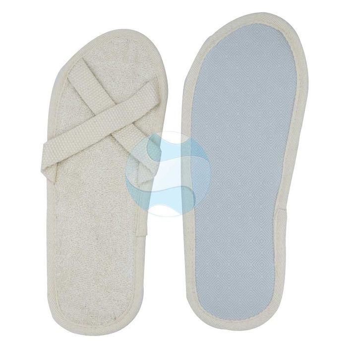 Chausson loofah et coton