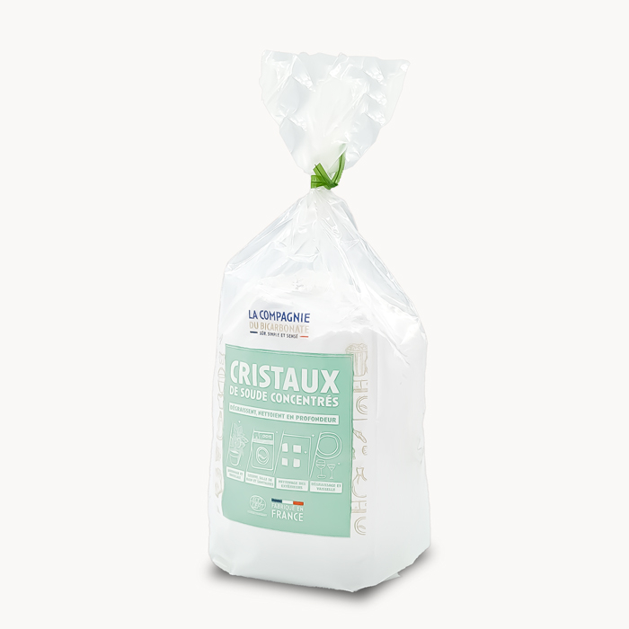 cristaux de soude 1kg vu de côté