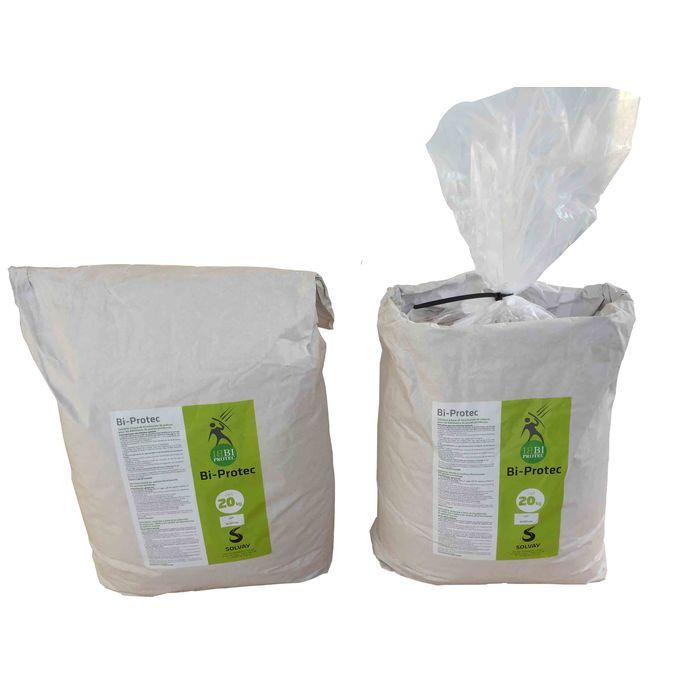 Bi-protec sac de 20 kg ouvert et fermé (bi-poux)