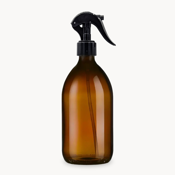 Flacon spray en verre ambré - 500ml