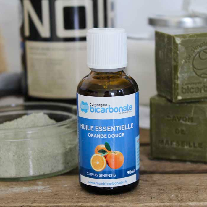 Notre flacon d'huile essentielle à l'orange douce