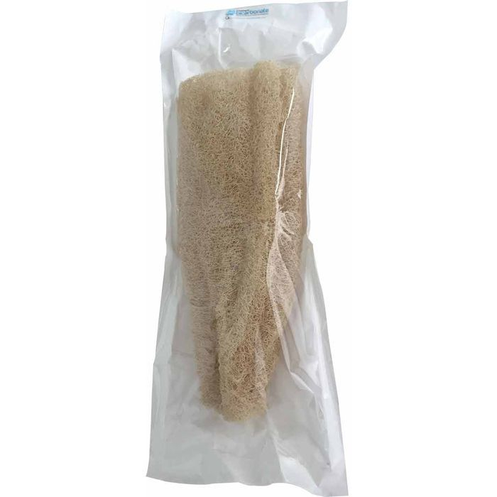 Loofah sous son film de présentation et de protection