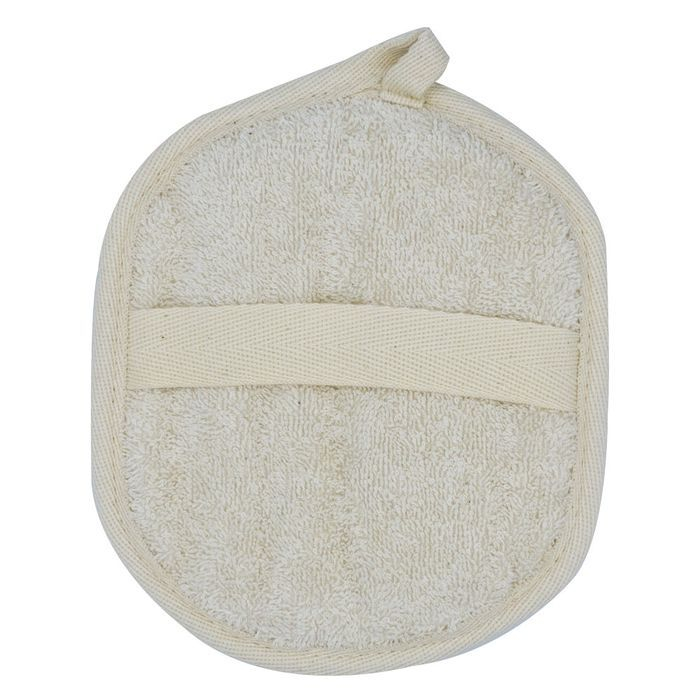 Gant manique loofah - verso en coton du Nil