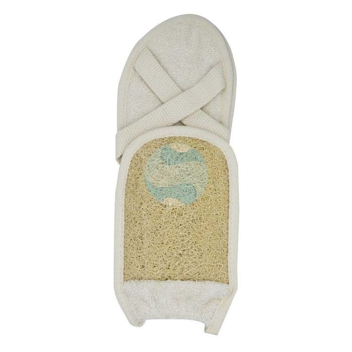 Pack chaussons et gants loofa