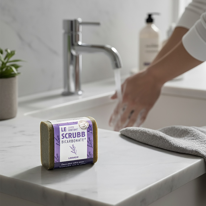  LE SCRUBB Savon Cuisine-Brico-jardin Huile Essentielle LAVANDIN