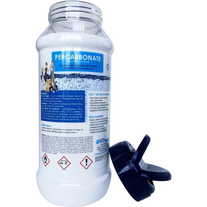 Percarbonate de soude 1.1kg pour l'entretien du linge