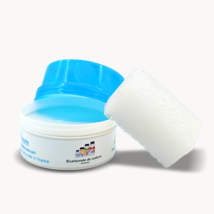 Pierre d'entretien multiusages vu de côté