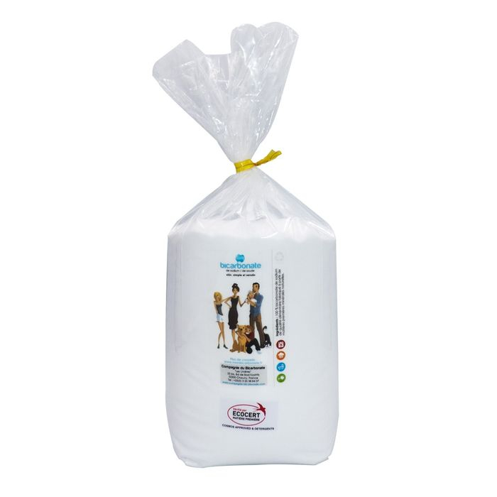 Sachet de bicarbonate de soude 3kg grains fins