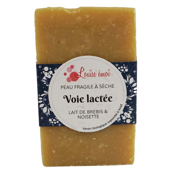 Savon-crème à base de lait de brebis et d'huile de noisette « Voie Lactée »