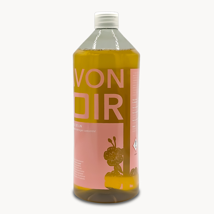 Savon noir liquide 1L vu de côté