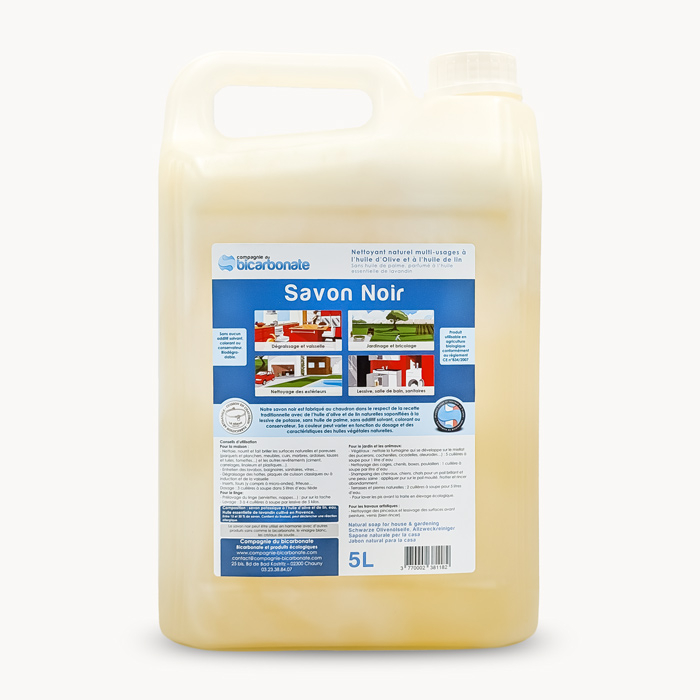 Savon Noir 5 litres Compagnie du Bicarbonate