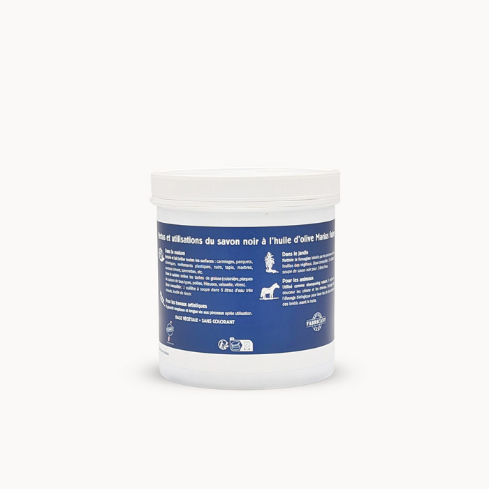 Savon noir Pâte Marius Fabre à l'huile d'olive pour tout nettoyer et protéger le jardin (utilisable en agriculture biologique)
