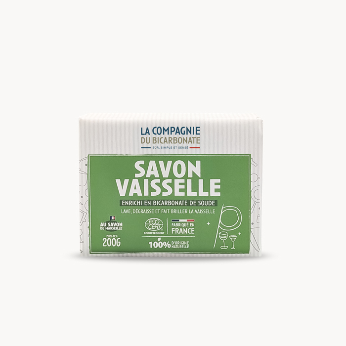 Savon vaisselle solide au bicarbonate de sodium