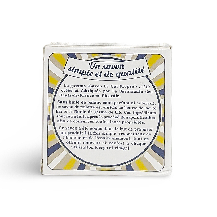 Savon verso Le Cul Propre germe de blé