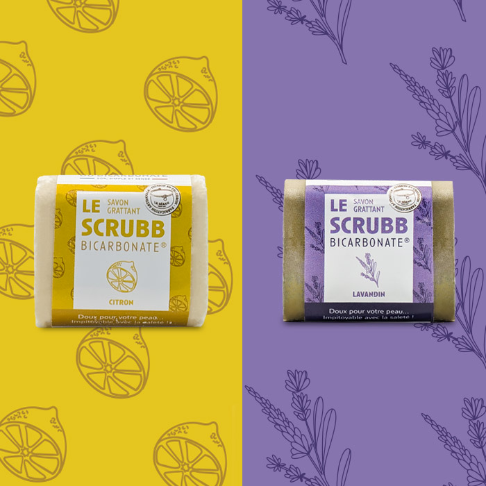 &quot;LE SCRUBB&quot; Savon Cuisine-Brico-jardin Huile Essentielle CITRON