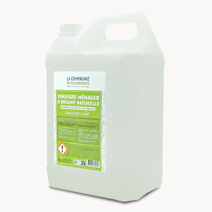 Vinaigre blanc ménager à 14° de côté
