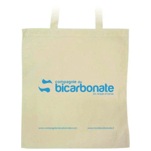 Sac en coton bio aux couleurs de la Compagnie du Bicarbonate