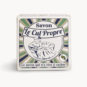 Packaging recto savon Le Cul Propre olive