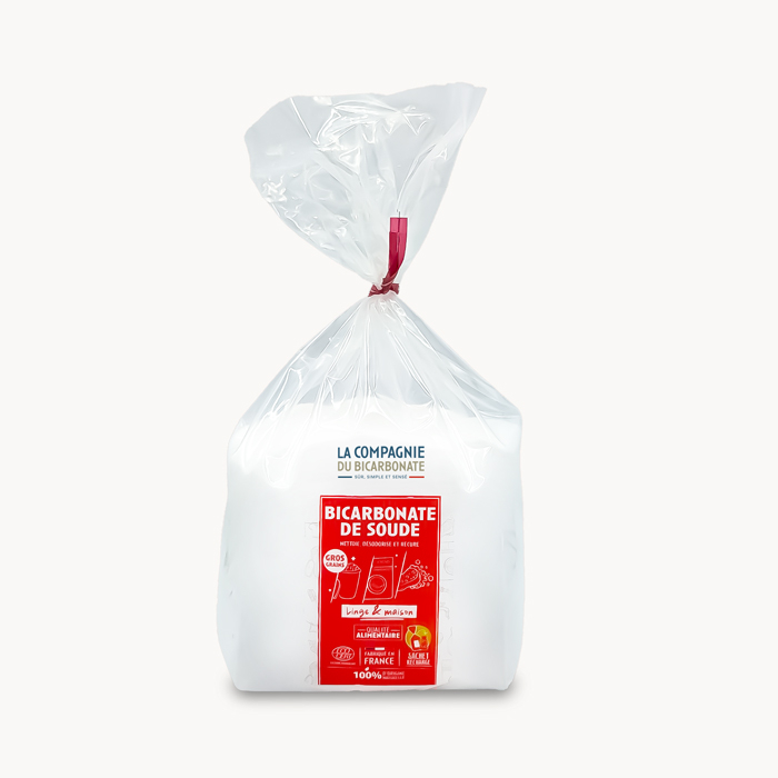Bicarbonate alimentaire gros grains - Sachet «Open-Up» 1 kg - Ecocert