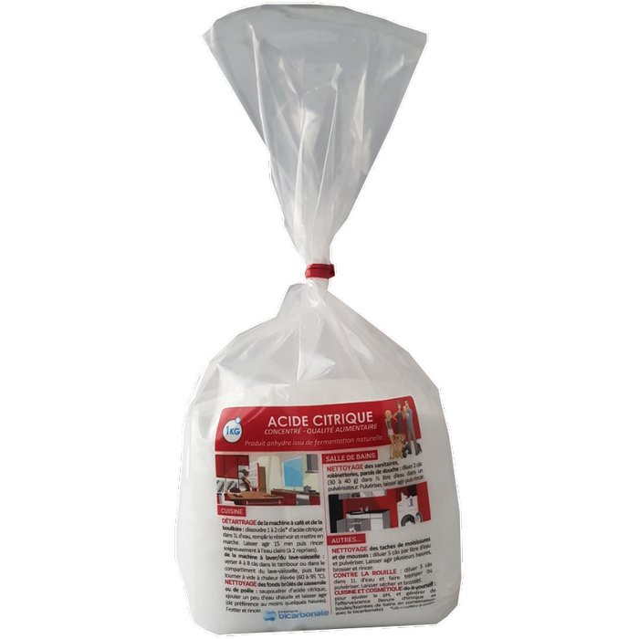 Acide citrique 1 kg ( qualité alimentaire )