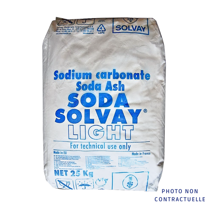 Carbonate de sodium en 25kg