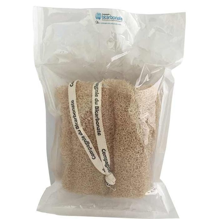 Loofah de la Compagnie du Bicarbonate dans son emballage