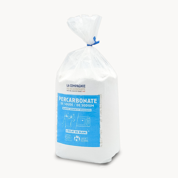 percarbonate de soude vu de côté