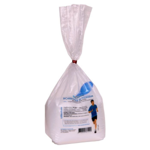 Bicarbonate de potassium alimentaire et sa cuillère doseuse à l'intérieur