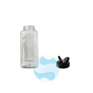 Flacon 1500 ml et son bouchon poudreur 