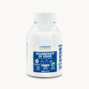 Flacon de bicarbonate de soude pour la salle de bain