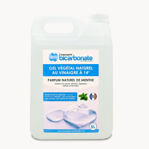Gel végétal au vinaigre et à la menthe 