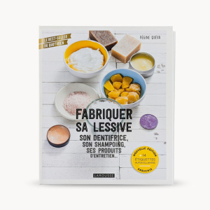 Livre "Fabriquer sa lessive, son dentifrice, son shampoing, ses produits d'entretien..." par Régine Quéva - Page de couverture 