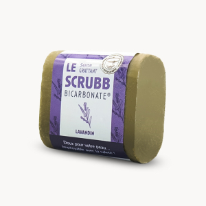 Savon grattant au bicarbonate scrubb au parfum lavandin
