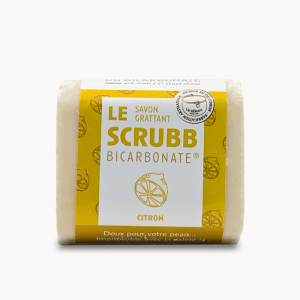 Savon grattant, Le scrubb bicarbonate citron - 100g.