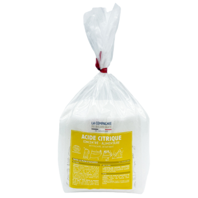 Acide citrique - Sac 1 kg - Ecocert