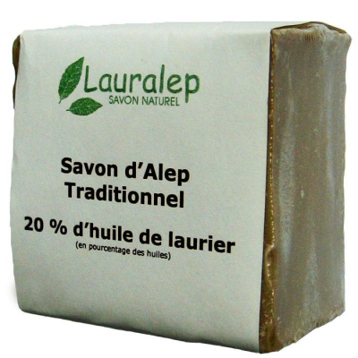 Savon d'Alep Lauralep 20 % d'Huile de Laurier - 200 g