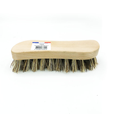 Klangfeiler® Brosse à récurer en bois - brosse en fibre naturelle -  nettoyage maison menage - brosse dure poil dur - brosse sol lessive  multifonction : : Bricolage