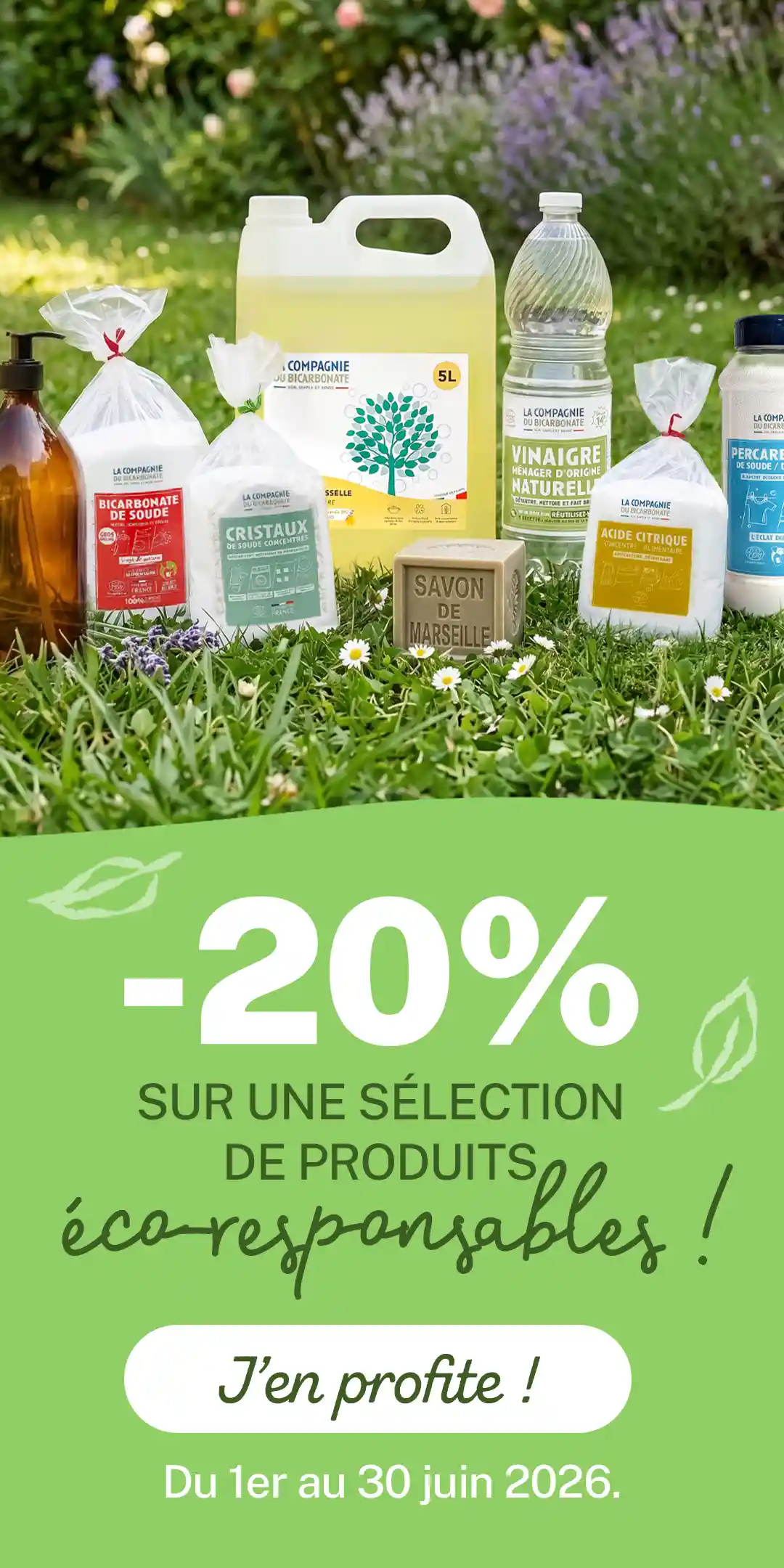 Jusqu’à -20% sur une sélection de produits