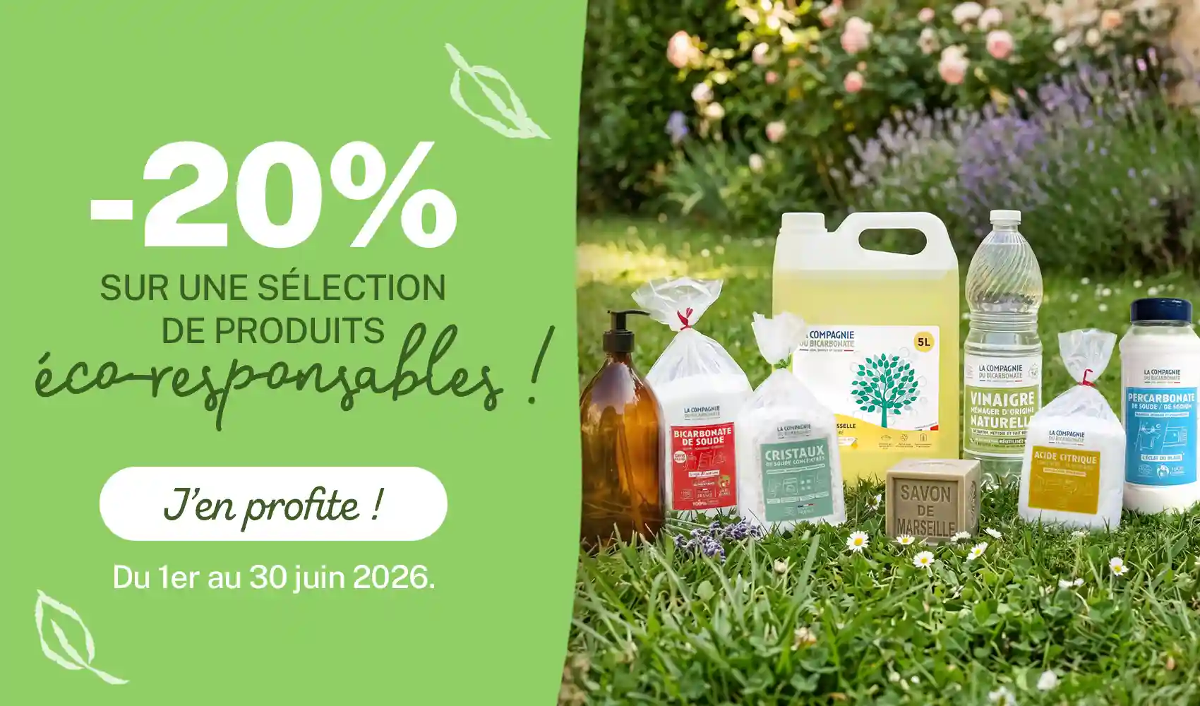 Jusqu’à -20% sur une sélection de produits