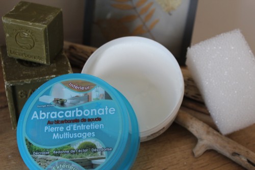 pierre entretien au bicarbonate de soude