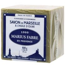 Savon de Marseille Marius Fabre 72 % à l'huile d'Olive - 400 g
